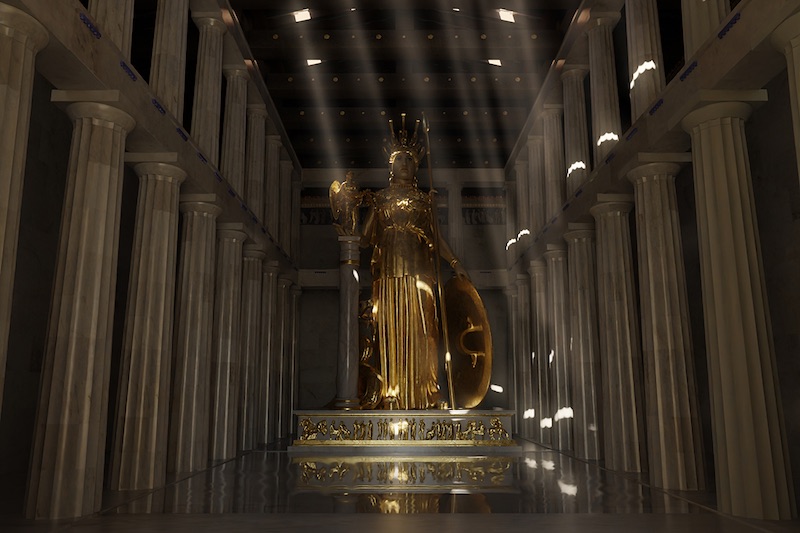 Atina’daki Parthenon Nasıl Aydınlatılıyordu?