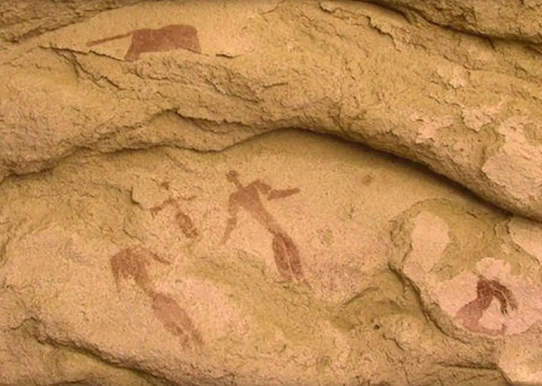 Mısır’da bulunan bir mağara resmi, Hz. İsa’nın Doğumundan 3.000 yıl önce bir doğum sahnesini tasvir ediyor