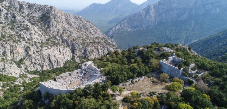 Termessos Antik Kenti'ni 2021 yılında 25 bin kişi ziyaret etti