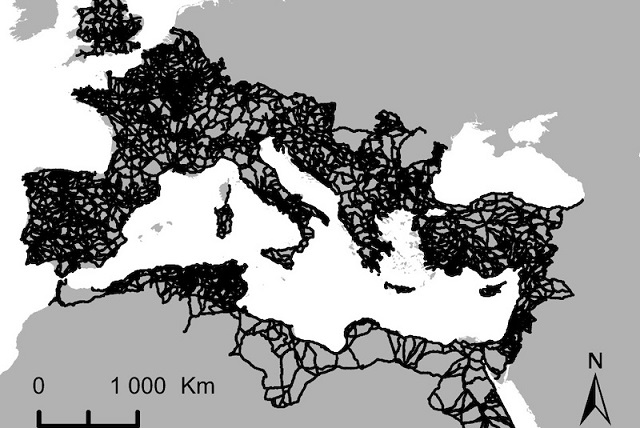 Dijital Harita, Roma’nın Yol Ağını, 100.000 Kilometre Artırıyor