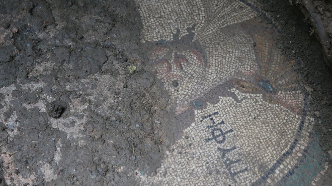 Zile Kalesi Yakınlarında Kaçak Kazıda Roma Dönemi Mozaiği Ortaya Çıkarıldı
