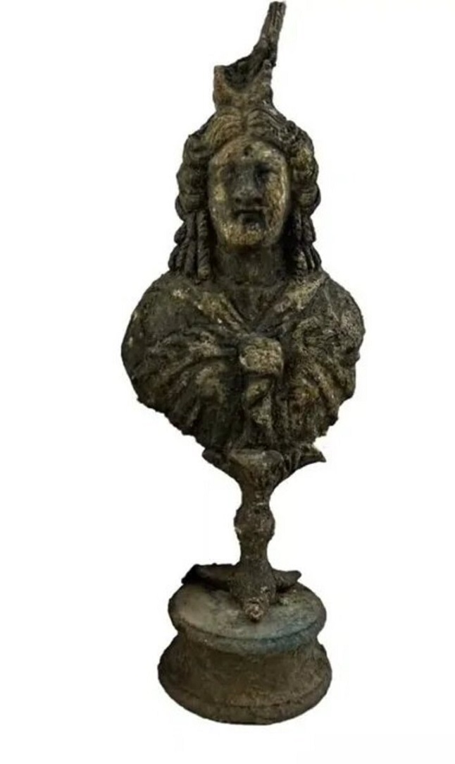 Legio XV Apollinaris'in Üssü Satala'da Ortaya Çıkarılan Mısır Tanrıçası İsis'in Bronz Büstü