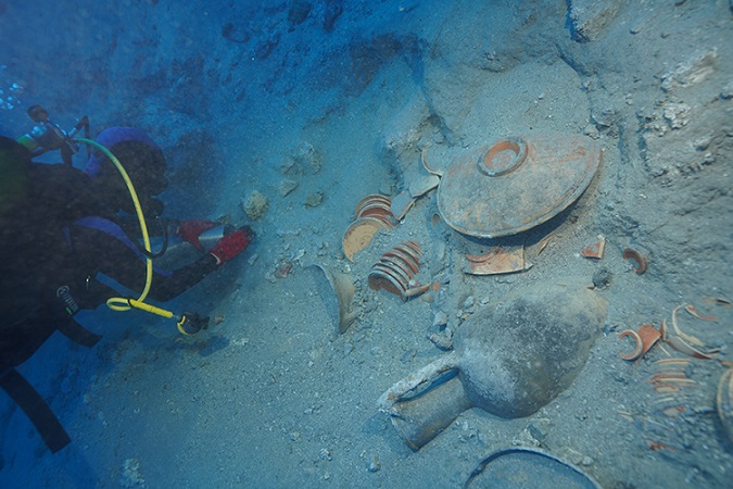 Fethiye Açıklarında Keşfedilen Antik Demirleme Yeri ve Üç Gemi Batığı, 4.000 Yıllık Deniz Trafiğini Ortaya Çıkarıyor