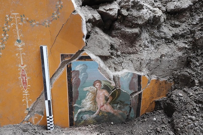 Pompeii’de Yunan Mitolojik Kardeşleri Tasvir Eden Fresk Bulundu