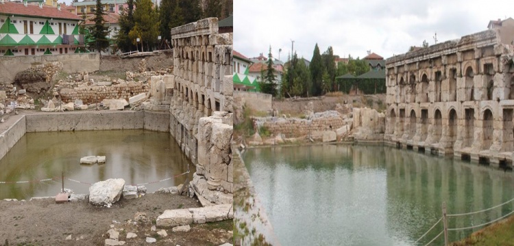 Sarıkaya Basilica Therma-Roma Hamamı'nın suyu kurudu