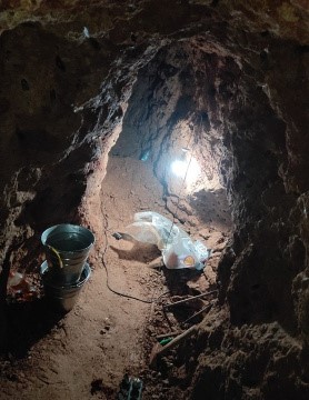 Eskişehir'de kaçak kazı yapan 5 kişi, 14 metre derinlikteki tünelde yakalandı