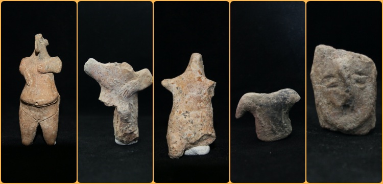 Ulucak Höyüğünde tılsım olarak kullanıldığı düşünülen 5 heykelcik bulundu