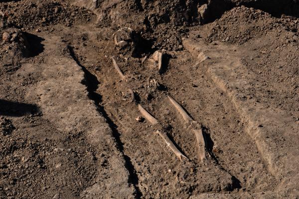 Hamaç Höyük Kazısında Nekropol Bulundu