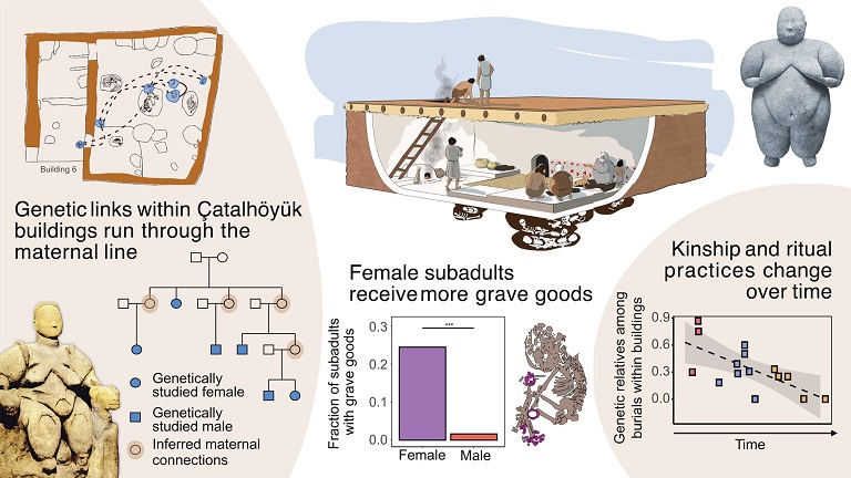 Antik DNA, Neolitik Çatalhöyük'te Şaşırtıcı Anne Soylarını Ortaya Çıkarıyor