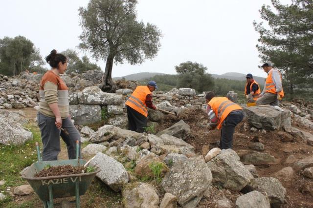 Muğla'daki Sinuri antik kentinde 87 yıl aranın ardından kazı çalışması başladı
