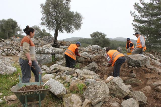 Muğla'daki Sinuri antik kentinde 87 yıl aranın ardından kazı çalışması başladı