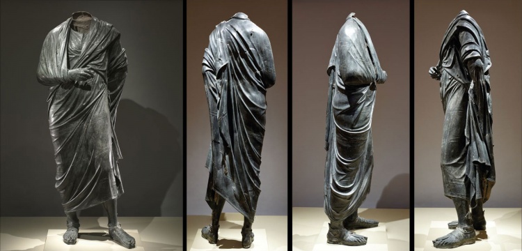 Marcus Aurelius’un Heykeli Cumhurbaşkanlığı Millet Kütüphanesi’nde Ziyarete Açıldı