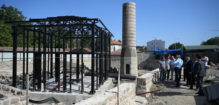 Edirne'de Şeyh Şüceaddin Camisi'nin Restorasyonu Sürüyor
