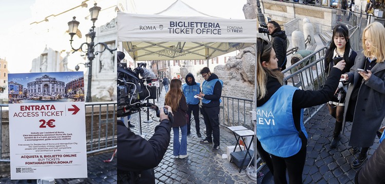Roma'da tarihi Aşk Çeşmesi artık biletle görülebilecek