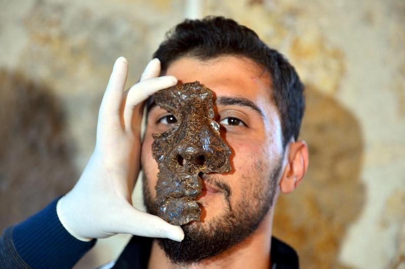 Karabük’teki Antik Kentte 1.800 Yıllık Demir Maske Bulundu