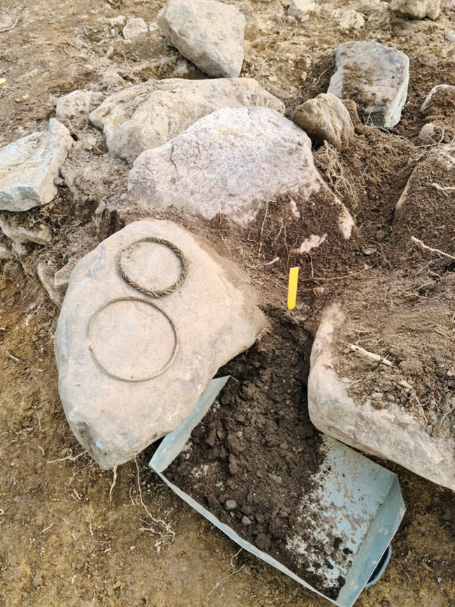 İsveç’te Bronz Çağ Mezarında Benzersiz Sayılabilecek İki Boyun Halkası Bulundu