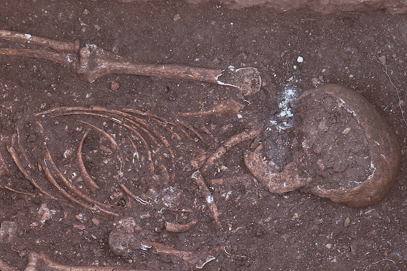 Adıyaman’daki Antik Kentte 1.500 Yıllık İnsan İskeletleri Bulundu