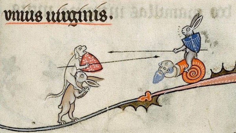 Orta Çağ El Yazmalarında Neden Katil Tavşanlar Var?