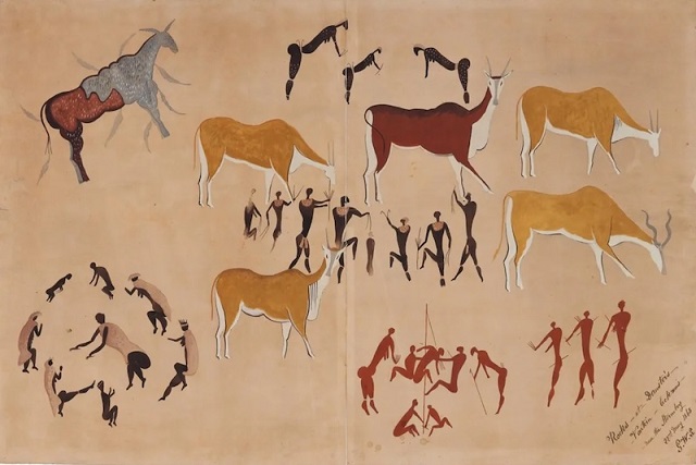 San Kaya Sanatında Transa Geçiş Dansları Tasvir Edilmiş